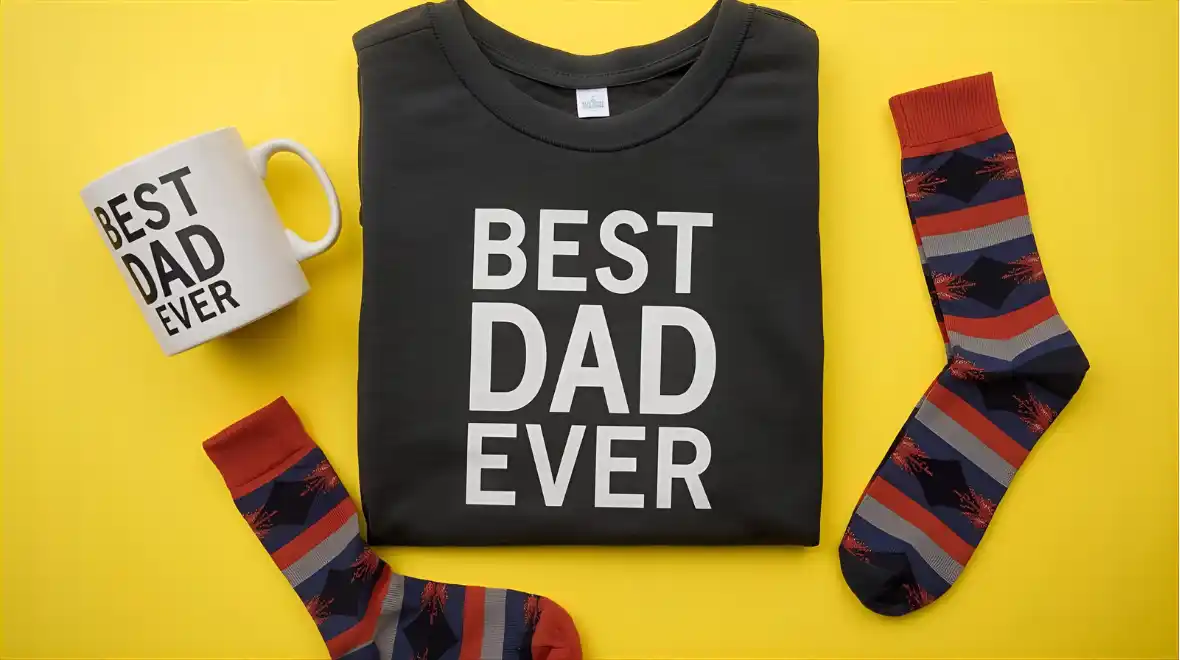 Affordable, Funny, and Budget-Friendly Surprises funny and budget friendly gifts for dad including novelty mug and tshirt<br />