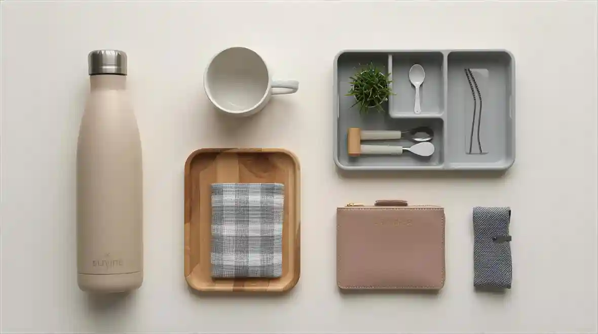 unisex gift ideas minimalist neutral flat lay